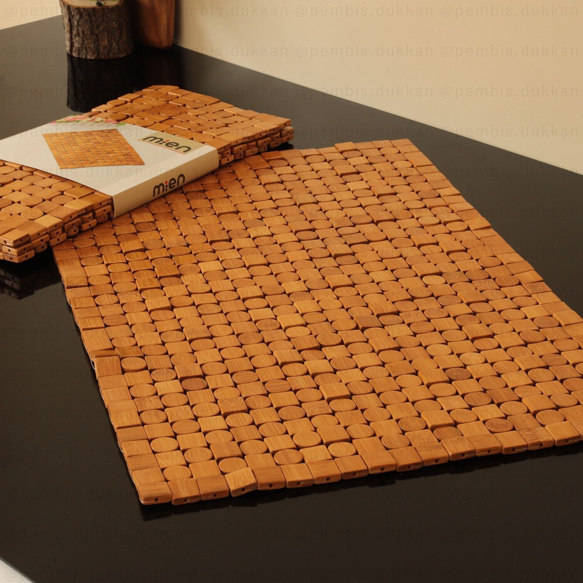 Bambu 61x40.5cm Banyo Yer Matı (1303)