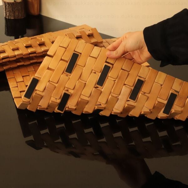 Bambu 40x60cm Banyo Yer Matı (8b89)