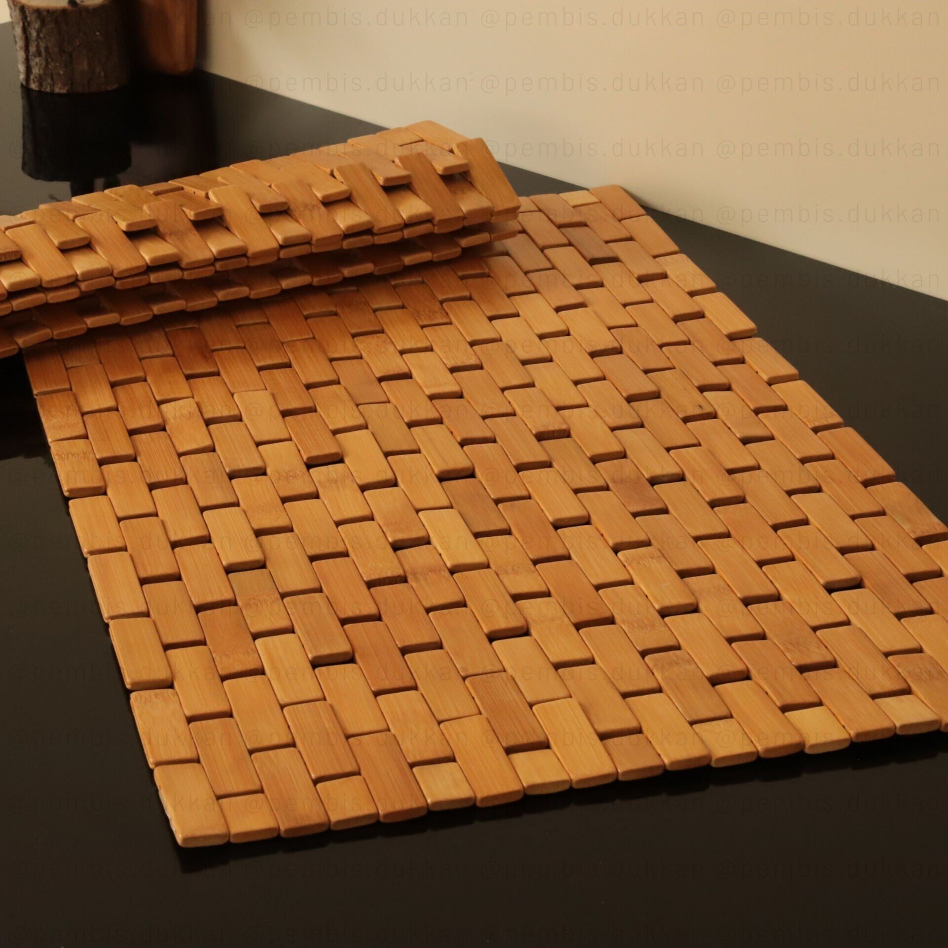 Bambu 40x60cm Banyo Yer Matı (8b89)