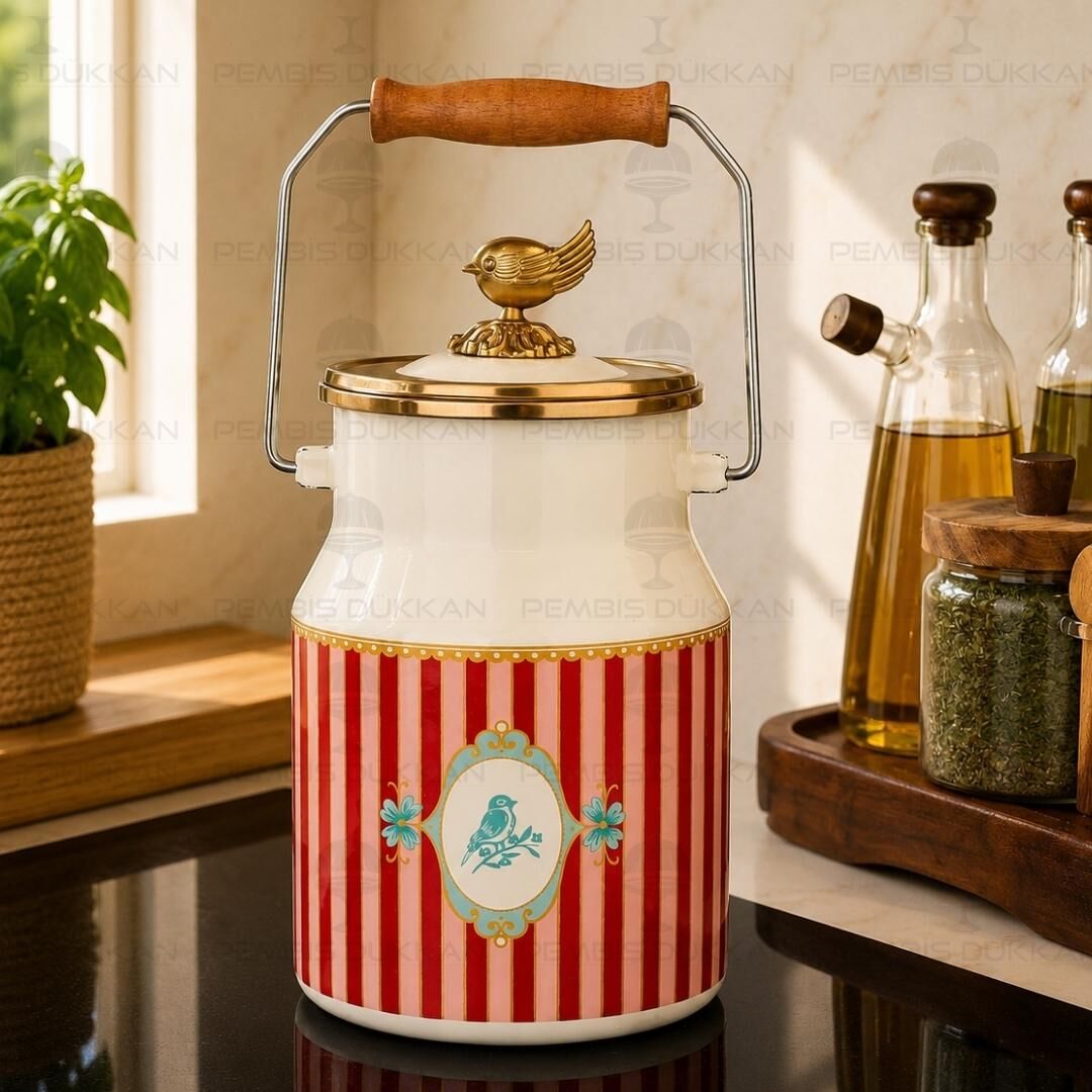 Bellisima Otantik Emaye 2 Litre Bakraç