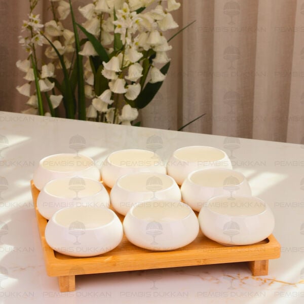 Vento Masa Ortası Bambu Standlı Reçellik Kombin Set 11