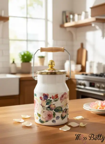 Rose Deluxe Emaye Otantik 2 Litre Bakraç