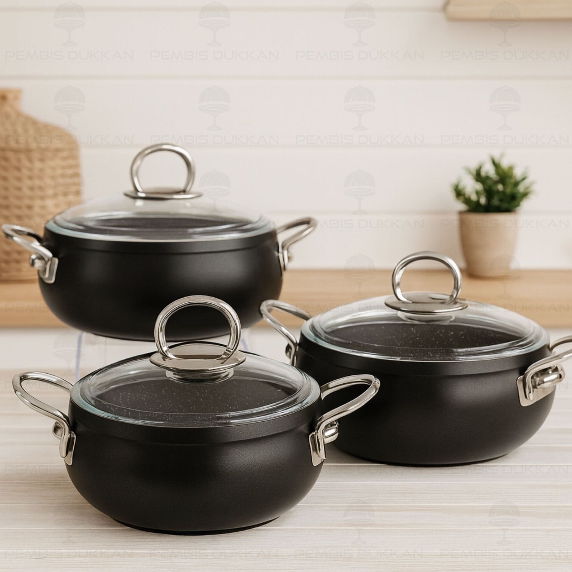 Olika Ethernum Granit Tencere Set