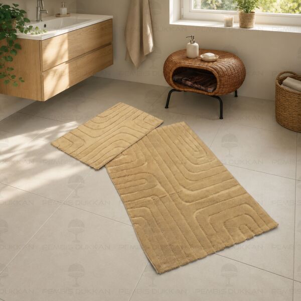 Hcw Babil Bej Paspas Seti 40x60 60x100 Cm