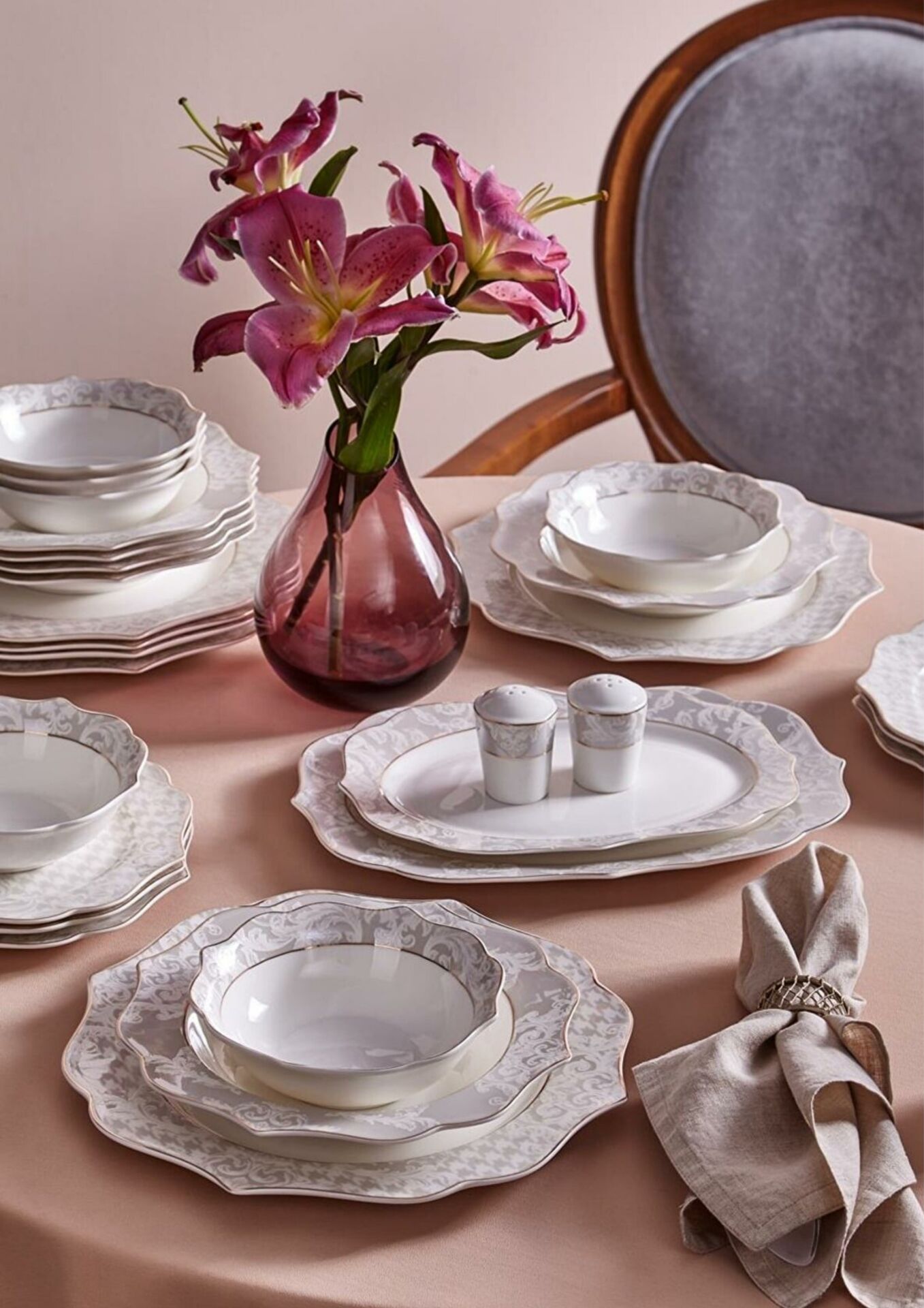 Berry Romantik Yemek Takımı 28 Parça