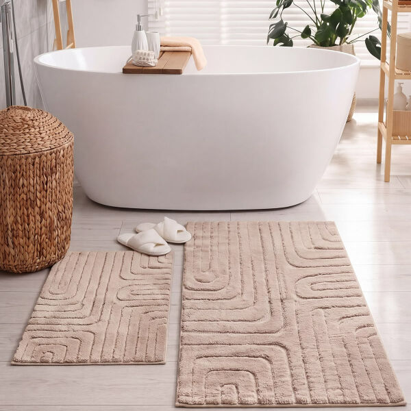 Hcw Babil Bej Paspas Seti 40x60 60x100 Cm