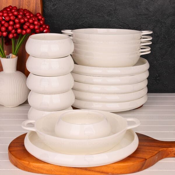 6 Kişilik Bireysel Vento Servis Kombin Set No3