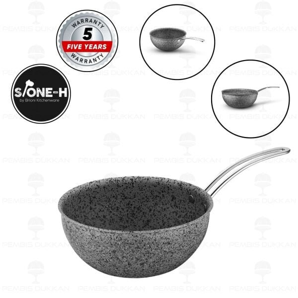 Brioni Stone-Age 26 Cm Wok Tava