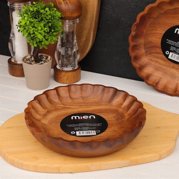 Akasya Tırtıklı Yuvarlak Derin 20cm Salata & Meze Servis (7b126)