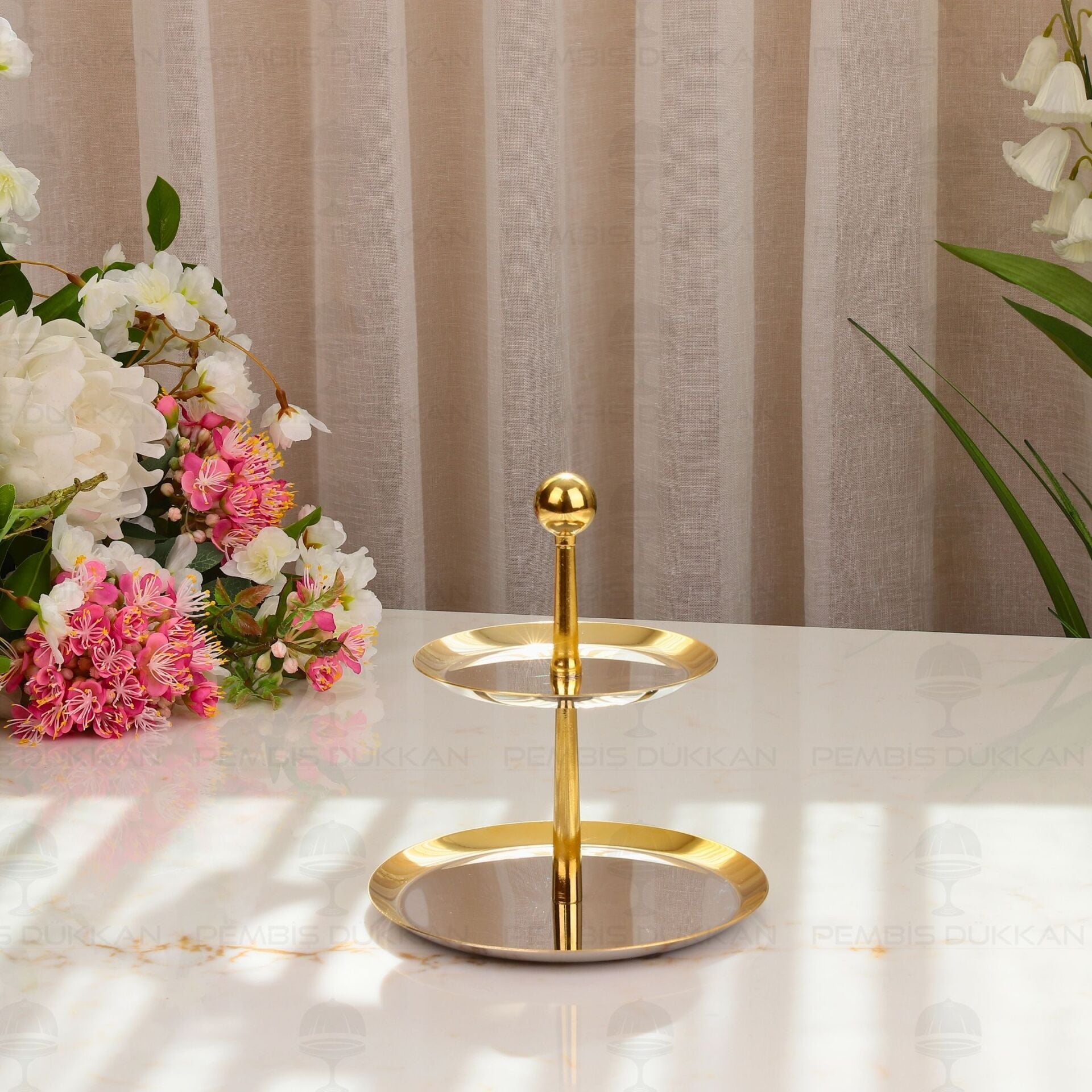 Tiamo Small Gold 2 Katlı Sunumluk