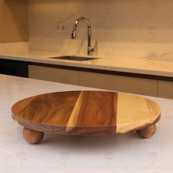 Akasya 30cm Top Ayaklı Yuvarlak Stand 76755