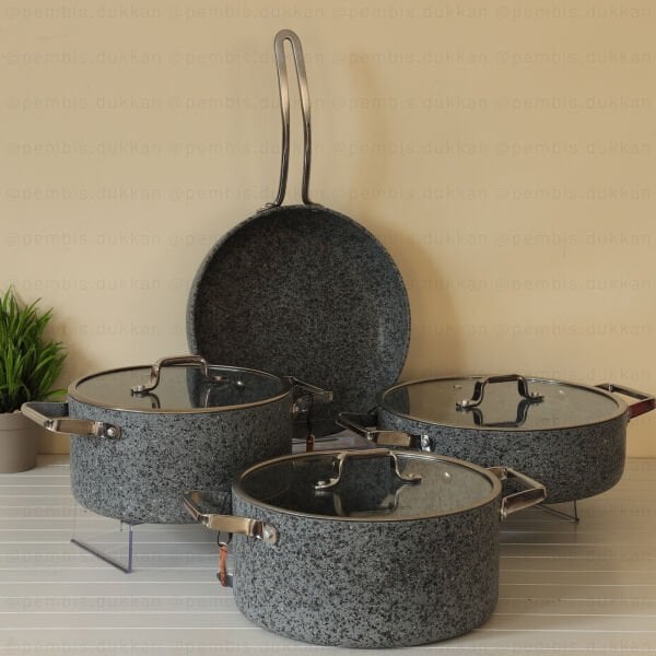 Brioni Stone-Age Tencere Kombin Set No:6