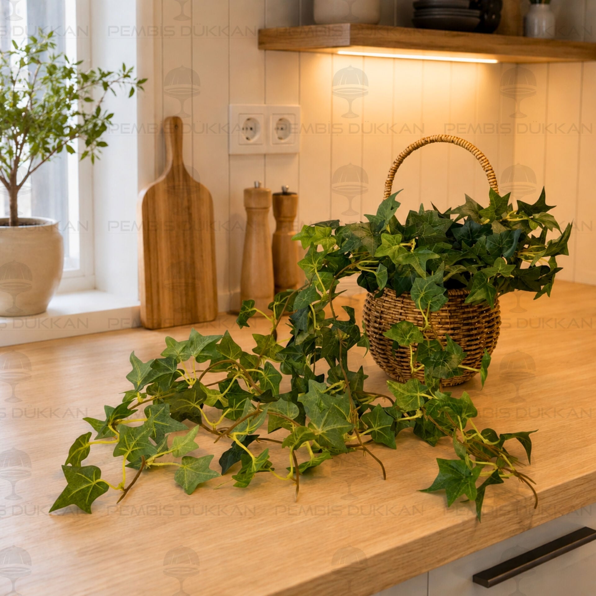 30cm Sarmaşık Yapay Çiçek Rattan Kombin 1570