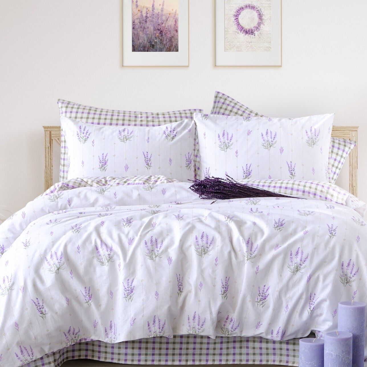 Lavender Çift Kişilik Nevresim Takımı