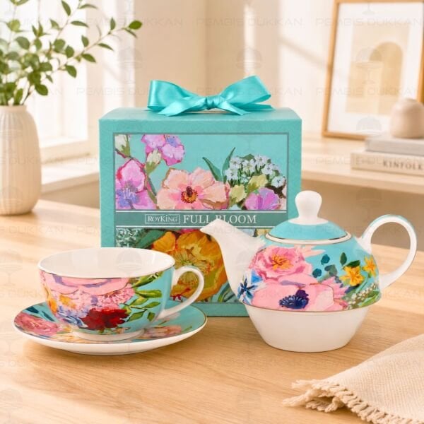 Full Bloom Fincanlı Demlik 036